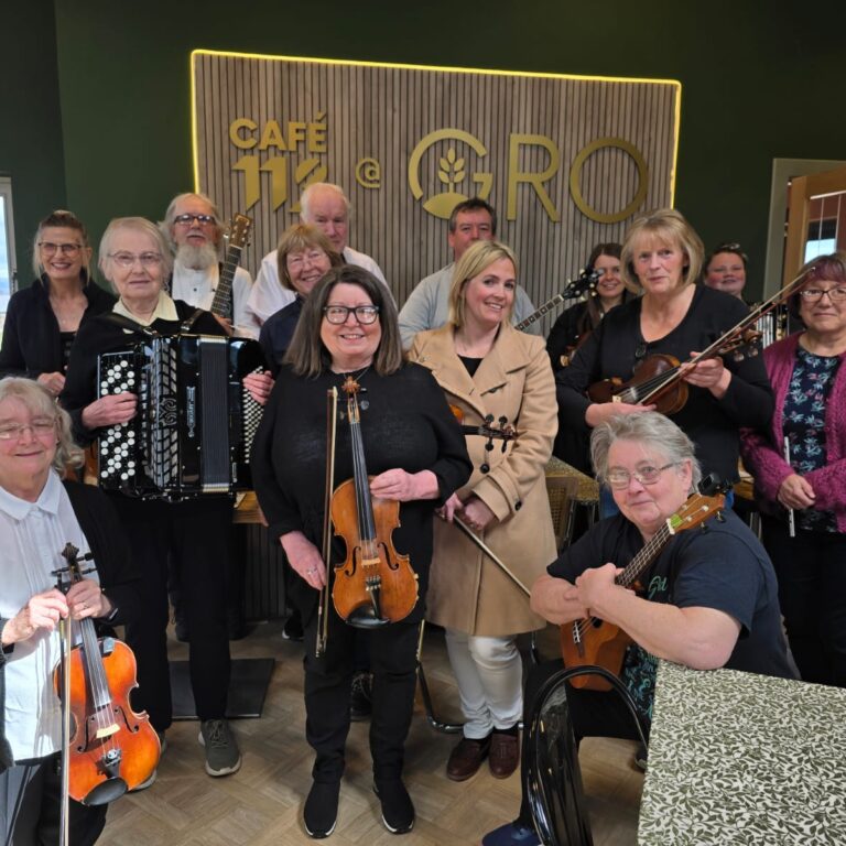 Musical band at gro for you cafe 11