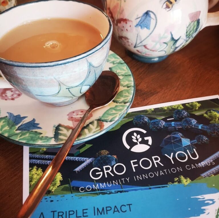 Tea and coffee at gro for you